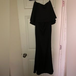 Black strapless maxi-dress great for formal/semi-formal event, never been worn